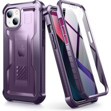 DEXNOR-1125L1 Çift Taraflı Model: iPhone 13 6.1 Koruyucu Kılıf Ön Filmli Ön Kılıf Pc  + Alt Kılıf Tpu (Yurt Dışından)