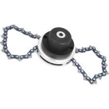 Bahçe Çim Çim Head, 65MN Manganez Zincir Biçme Biçme Biçme Biçimi Fırça Kesici Parça Aksesuar