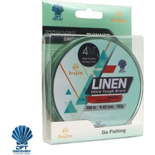 Dft Bojin 4x Linen Ip Misina 0.45 mm  300 M  Yeşil