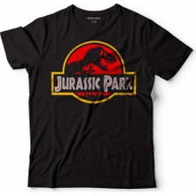 Kendim Seçtim Jurassıc Park Dinazor Dinozor Çocuk Tişört Siyah