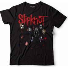 Kendim Seçtim Slipknot Slip Knot Metal Music Des Moines Çocuk Tişört Siyah