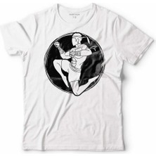 Kendim Seçtim Muay Thai Muaythai Kick Boks Boxing Uzak Doğu Çocuk Tişört Beyaz