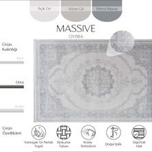 Cool Halı Pierre Cardin Massive QV08A Mavi Gri Modern Salon Halısı