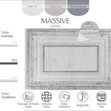 Pierre Cardin Massive QV09A Mavi Gri Modern Salon Halısı