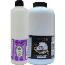 Cadence Multisurfaces Antik Beyaz 2lt ve Parlak Vernik 750 ml Set Yüksek Kapatıcılık Özelliğiyle