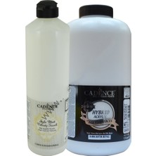 Cadence Multisurfaces Antik Beyaz 2lt+Kadife Mat Vernik 750 ml Set