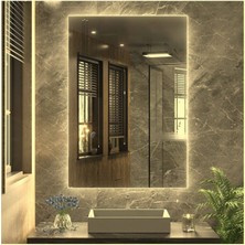 Dnr-Mirror70 x 110 cm Günışığı Ledli Dikdörtgen Banyo Aynası Tuvalet Aynası