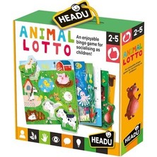 Headu Hayvan Lotosu Puzzle (Anımal Lotto Montessorı (2-5 Yaş)