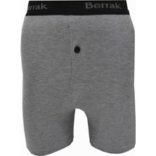 Berrak 1059 Erkek Likralı Düğmeli Boxer