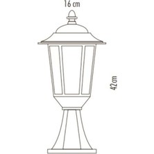 Cata E27 Bahçe Armatürü Parma