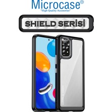 Microcase Xiaomi Redmi Note 11 Pro Global 2022 Shield Serisi Plastik Tpu Kılıf - Siyah