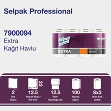 Selpak Professional Extra Rulo Kağıt Havlu 8'li Paket
