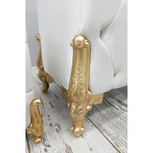 Bonny Home Kapitone Mdf Krem Renk 3'lü Çamaşır Sepeti Kirli Sepeti Banyo Seti