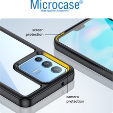 Microcase Vivo V23 5g Shield Serisi Darbeye Dayanıklı Yarı Esnek Plastik Tpu Kılıf - Füme