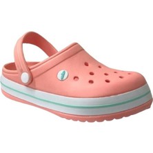 Akınal E195.Z.024 Medical Sabo Kadın Terlik Somon Beyaz Mint