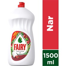Fairy Fairy 1500 ml Sıvı Bulaşık Deterjanı Temiz ve Ferah Nar Kokulu