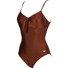 Arena Back Solid Kadın Kırmızı Yüzücü Mayosu 005175400