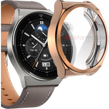 AktarMobile Huawei Gt 3 Pro 46 mm Ekran Koruyucu & Kasa Koruma 360° Full Body Gard Tüm Gövde Tam Koruma