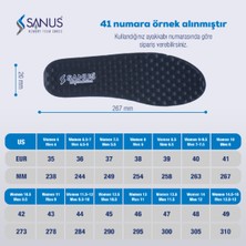 Sanus M900  Visco Memory Foam Anatomik Unisex Siyah Tabanlık