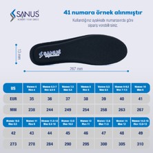 Sanus M300 Visco Memory Foam Günlük Unisex   Siyah Tabanlık