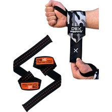 Dex Supports Dark Tone Kamuflaj Wrist Wraps+ Pro Lifting Straps  2'li Set