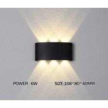 Burenze Modern Tasarım Ithal LED Aplik Iç ve Dış Ortam Kullanım Şık Görsellik Katar