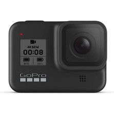 Gopro Hero8 Black – Su Geçirmez 4K Dijital Kamera, Hipersmooth Sabitleme, Dokunmatik Ekran ve Ses Kontrolü, Canlı Hd Yayın