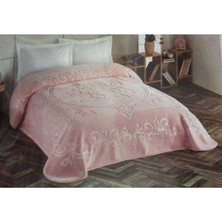 Kristal Pudra Çift Kişilik Battaniye