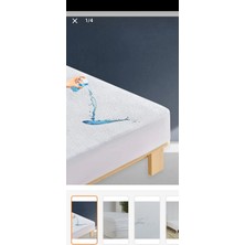 AY Home  Pamuklu 120 x 200 cm Ölçüsünde  Fıtted  Sıvı Geçirmez Alez  Yatak Koruyucu  Tulum