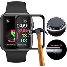 Apple Watch Ekran Koruyucu 1 2 3 Seri 38MM 3D Kavisli Full Kaplama Pmma