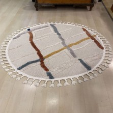 Eko Halı Terazzo Trz 03MULTYYUVARLAK HALI 120 x 120 cm