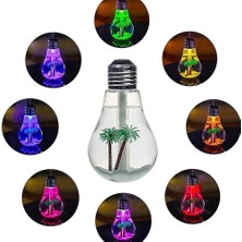 Ampül Hava Nemlendirici Usb|7 Renkli Kaliteli Dekoratif Buhar MAKINESI-400 ml Hazneli Gece Lambası