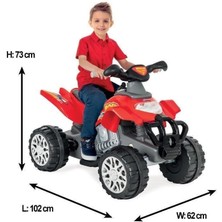 Pilsan Rocket Akülü Atv 12 Volt 05-229 Kırmızı