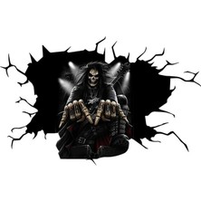 TSC Hard Rock Araba Sticker Yapıştırması Renkli 17 cm Etiket