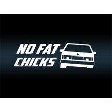 TSC No Fat Chicks Dogan Şahin Araba Sticker Yapıştırması