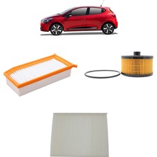 Mais Renault Clio 4 3Lü Filtre Bakım Seti 1.2 Tce 2013-Sonrası KİT1061A