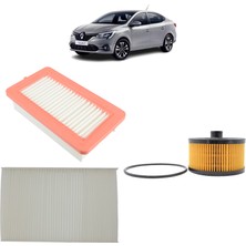 Mais Renault Taliant 3Lü Filtre Bakım Seti 1.0 tCe 2021 Sonrası KİT1363A