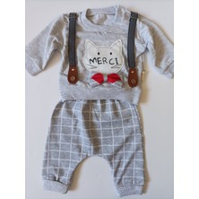 Baby Blue Bebek 2 Li Sweat Takım %100 Organik Pamuklu