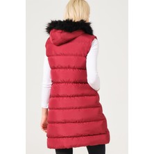 Dewberry Z6761 Dewberry Bayan Yelek-Bordo