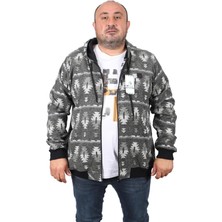 Moc Grande Oduncu Kapüşonlu Sweatshirt Haki Renk Erkekler İçin Uzun Kol Modern Tasarım
