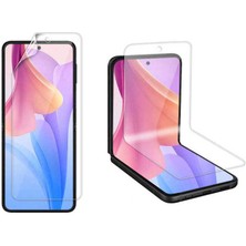 MobaxAksesuar Samsung Galaxy Z Flip 4 Full Ekran Nano Ön Arka Koruyucu Narr TPU