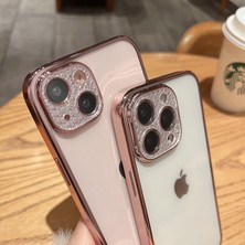 Arazon Apple Iphone 11 Star Diamond Melek Gözler Lens Korumalı Kılıf