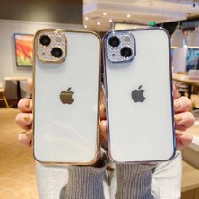 Arazon Apple Iphone 11 Star Diamond Melek Gözler Lens Korumalı Kılıf