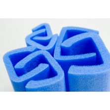 Reelfoam Reelfoam  Eşya Mobilya Ambalaj Köpüğü Kenar Köşe Koruyucu U Profil 5x5 Cm - 10 mt