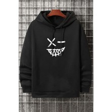 Trendypassion Cartoon Graphic Thermal Lined Drawstring Sweatshirt