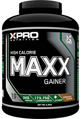 Xpro Nutrition Maxx Gainer Karbonhidrat Tozu 2500GR Çikolata Aromalı