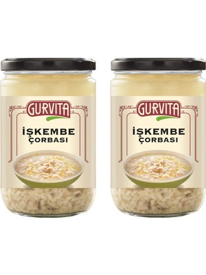 Gurvita İşkembe Çorbası Kolajen Deposu 660 ml 2'li Türkiye Menşeli Pratik Kullanım