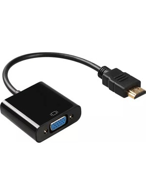Batcell HDMI To VGA Dönüştürücü Çevirici Ekran Görüntü Aktarıcı Monitör Görüntü Analog Adaptör