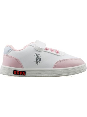 U.s.polo Assn. Cameron Wt 2pr White Pink Çocuk Günlük Ayakkabı 101180407 Beyaz