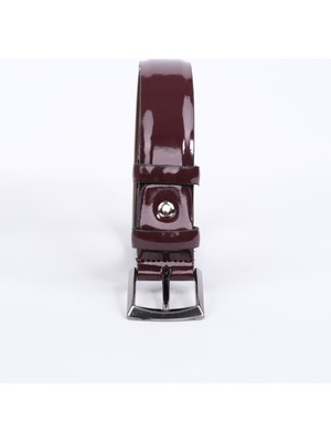 Morven  Erkek Bordo Classic Rugan Deri Kemer